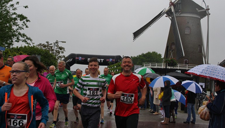 Motregen ideaal voor lopers molen tot molenloop