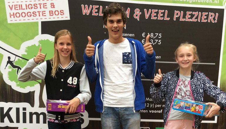 Winnaars ballonnenwedstrijd Klimbos Garderen bekend