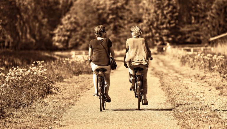 Op de fiets voor het goede doel